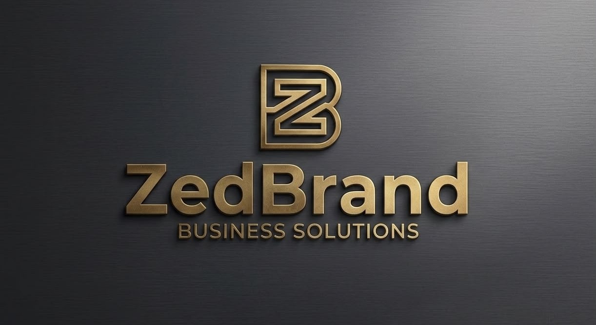 ZEDBRAND Business Solutions logo — Trusted Partner for Government & Corporate Projects